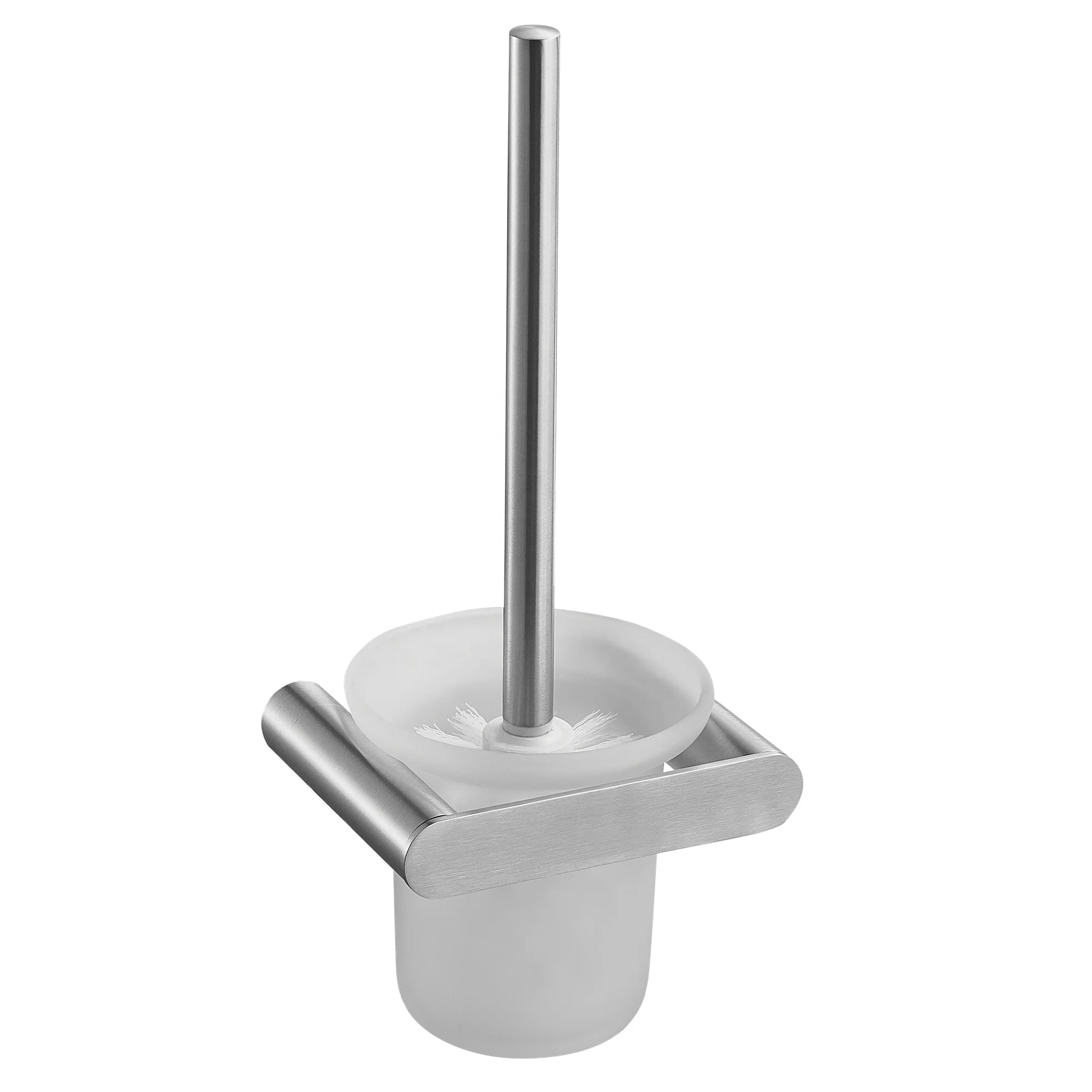 Hight Quity Gold Glass Cup Toilet Brush Stainless Steel 304 Toilet Brush and holder set for bathroom hotel