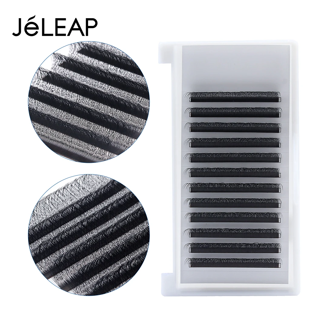 Ресницы Jeleap для наращивания отдельные ресницы оптом норковые классические