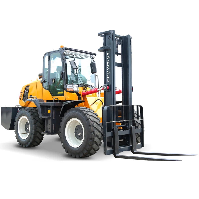 Factory Direct Sale 1 Ton 2 Ton 4 Ton All Terrain Off-Road Forklift Cheap Price For Sale