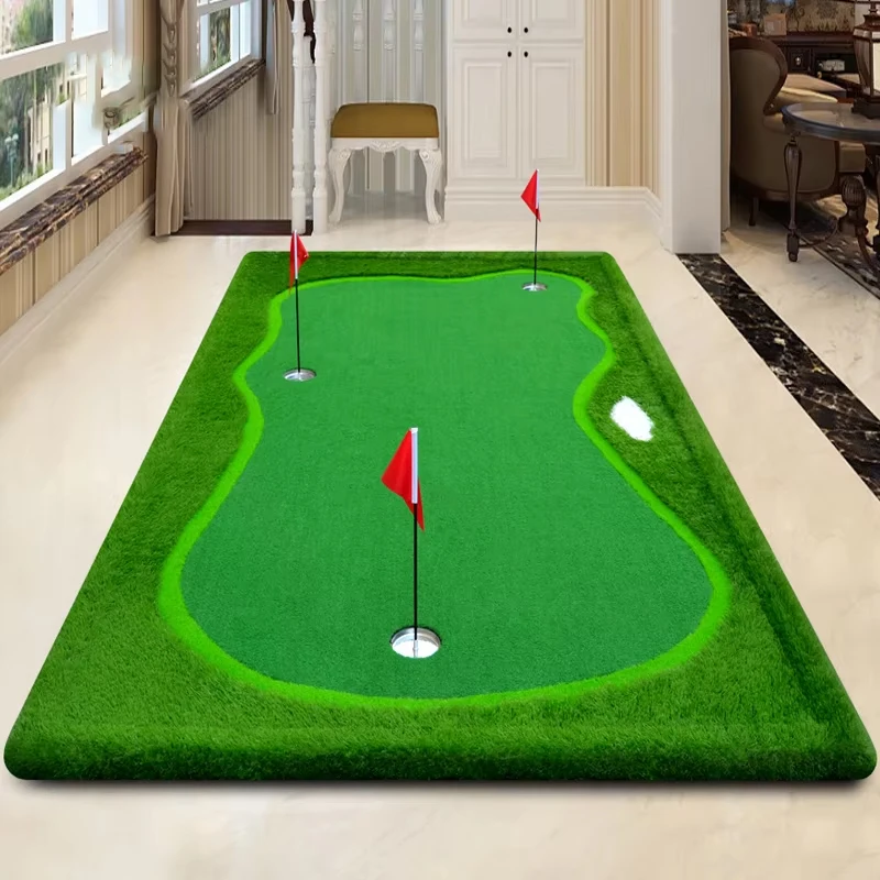 Ready to Ship Golf Putting Green Golf Artificial Greens Practice Grass Mat Large Professional Golfing Training Mat Training Aid