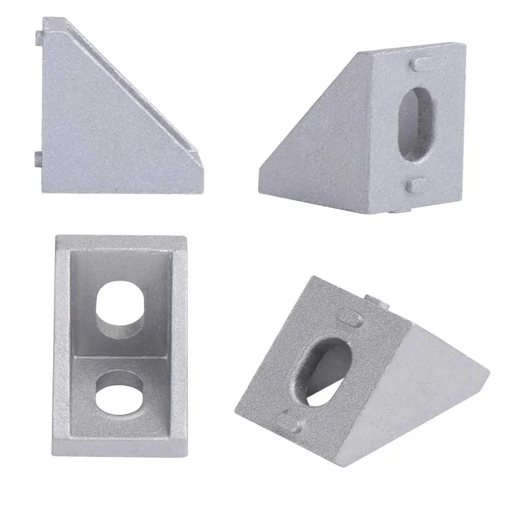 YouQi 3D принтер запчасти ЧПУ 2020 3030 4040 6060 угловой кронштейн из