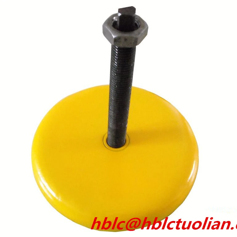 
Adjustable anti vibration Mount Stud leg Leveler with rubber pad for machine tool 