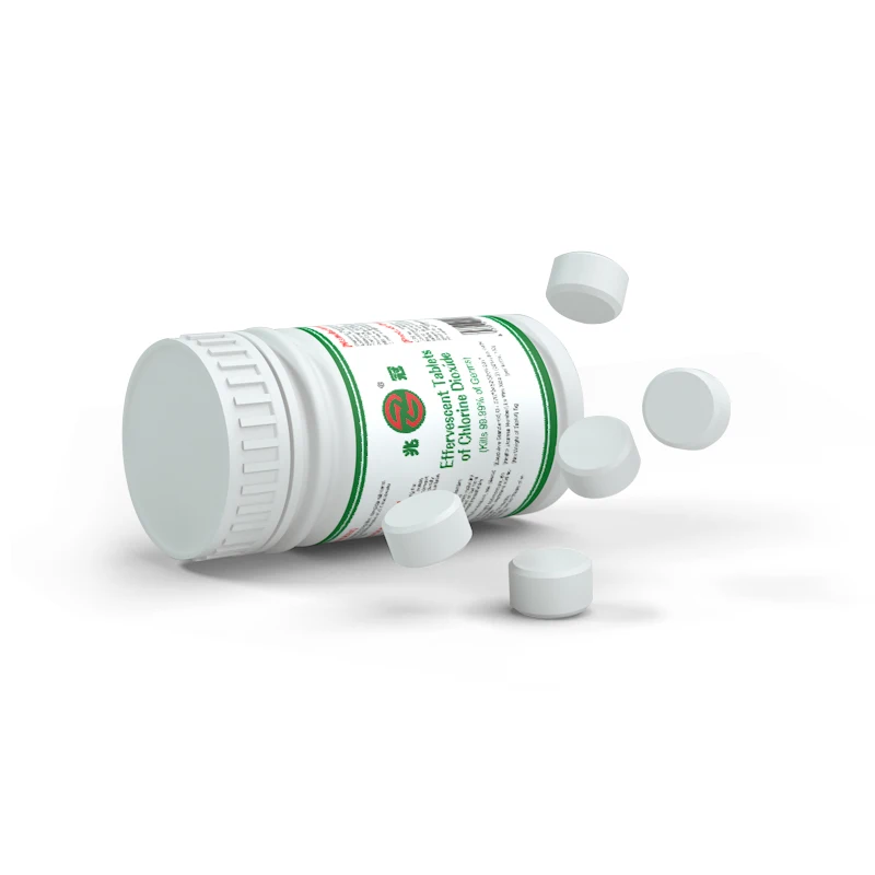 ZG 2023 chlorine effervescent tablets for agriculture greenhouse planting from china chlorine manufacturer 1g/tablet