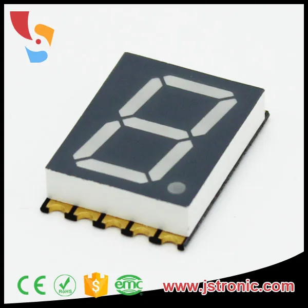Jstronic высокое качество SMD семь сегментов 0 5 дюймов 7 smd светодиодный дисплей