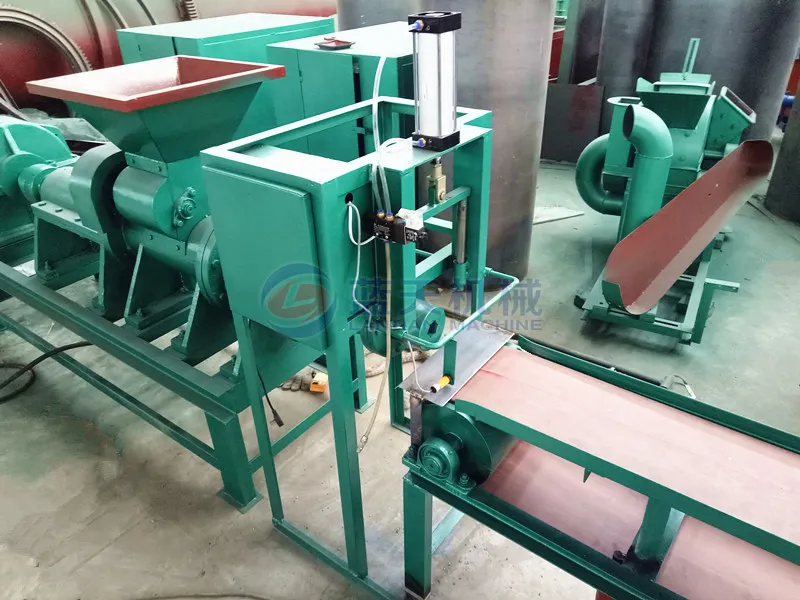 Small scale rice husk charcoal briquette extruding machine extruder for shisha making
