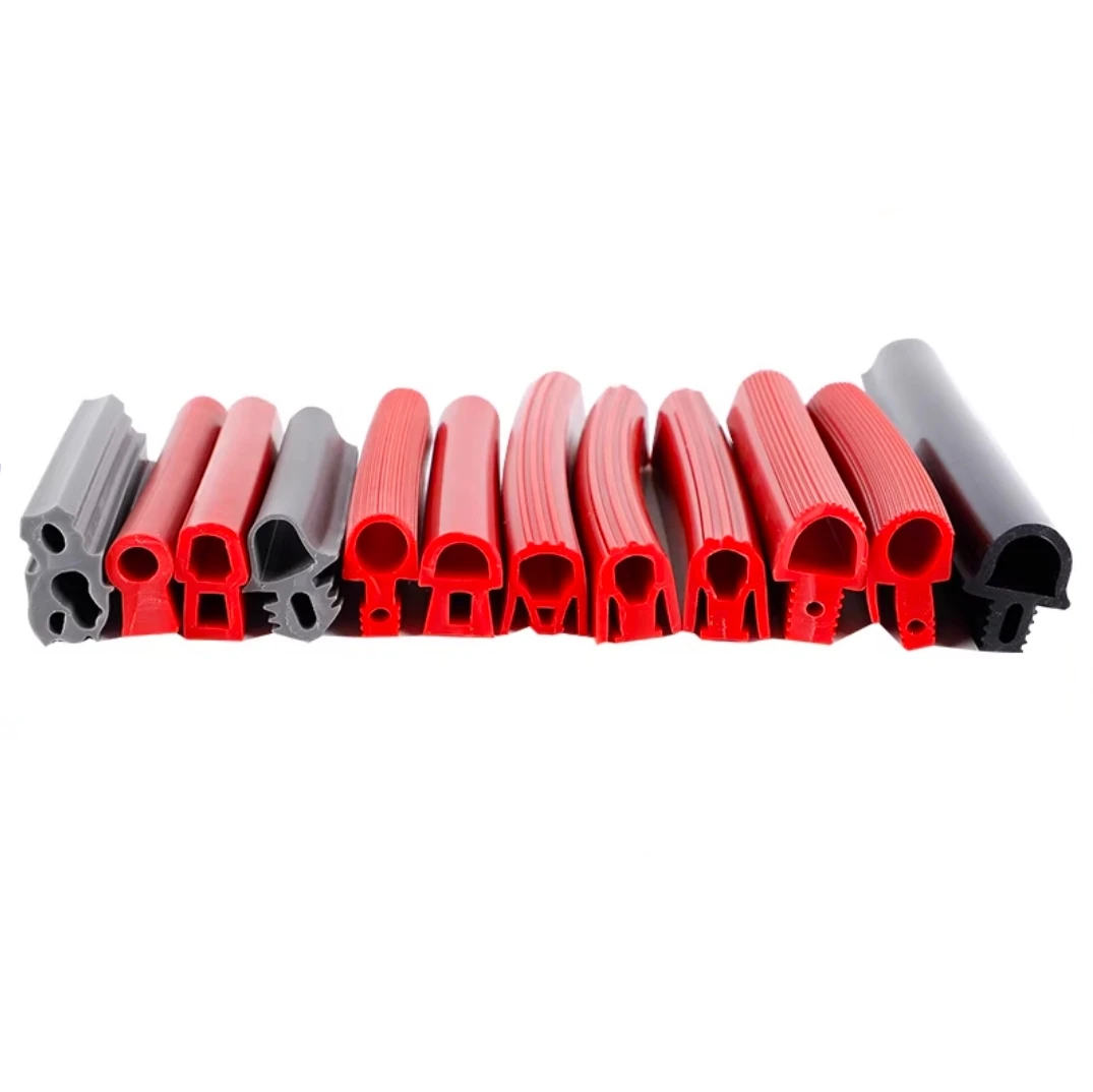 Mushroom head 13*16*20 special-shaped rubber strip red silicone seal