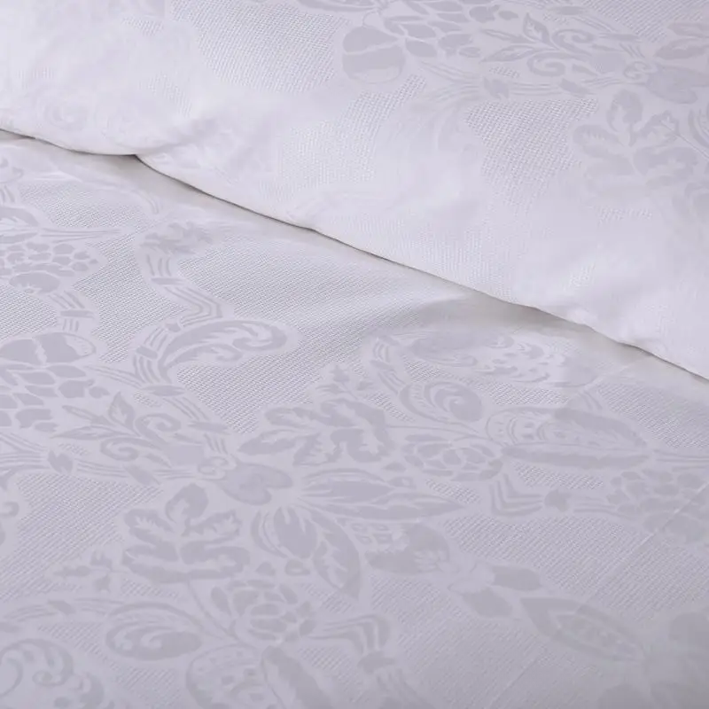 
new design cotton bedding sheet,yarn dyed jacquard cotton hotel sheet,cotton jacquard hotel bed linen 