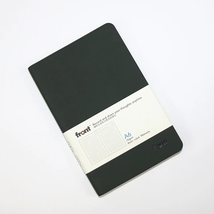 a6 cheap custom small slim study school leather planner note book notebook journal