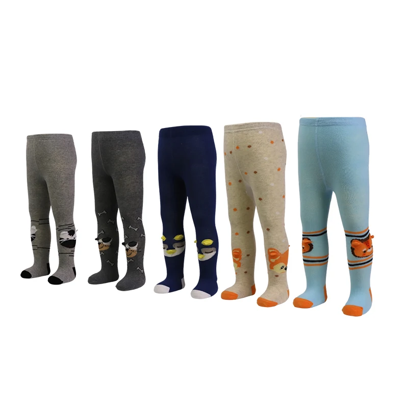 Cute 3D Embroidered Animal baby tights pantyhose Socks Cotton China Stockings Tights unisex  baby cotton stocking