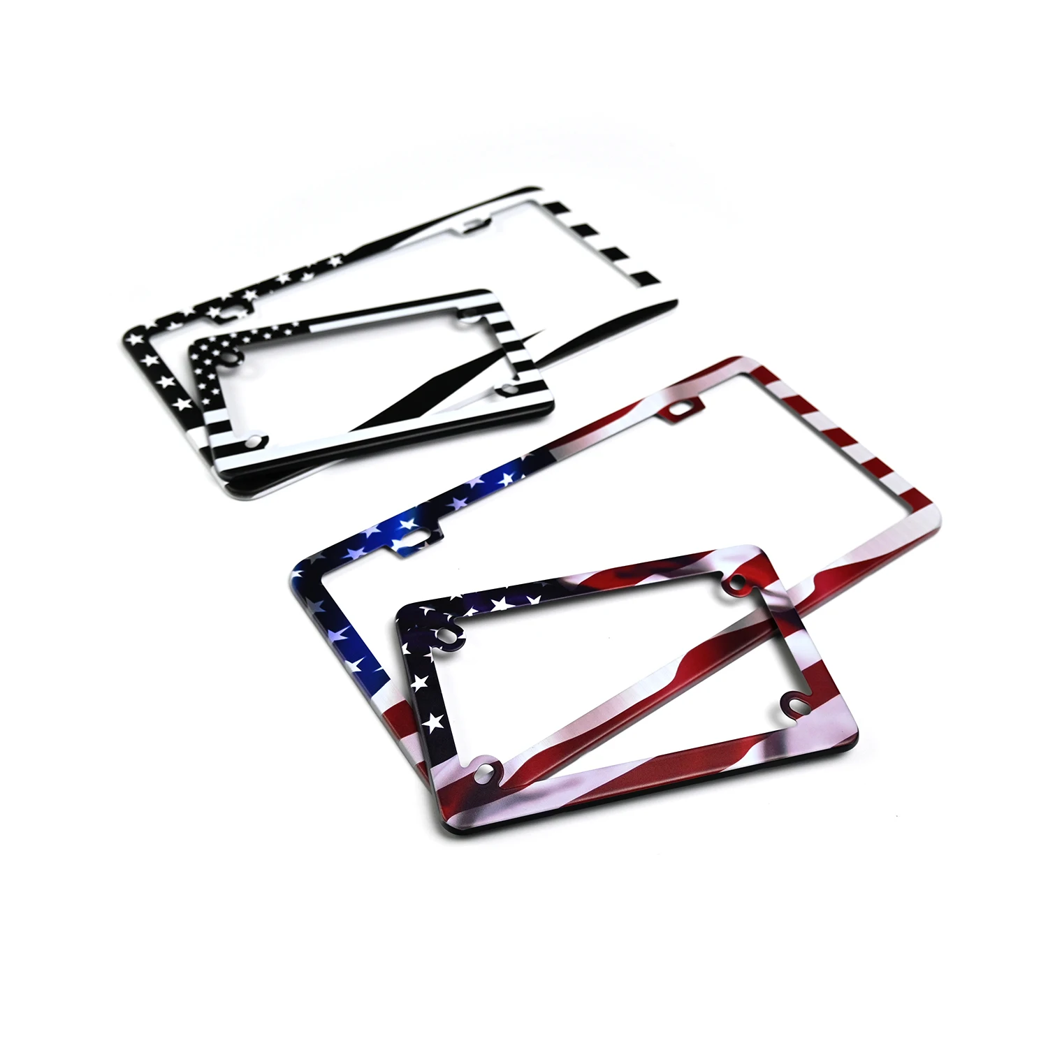 Customized Hot Sales Plastic Blank Car Plate Holder License Plate Frame Wholesale With Logo Printed