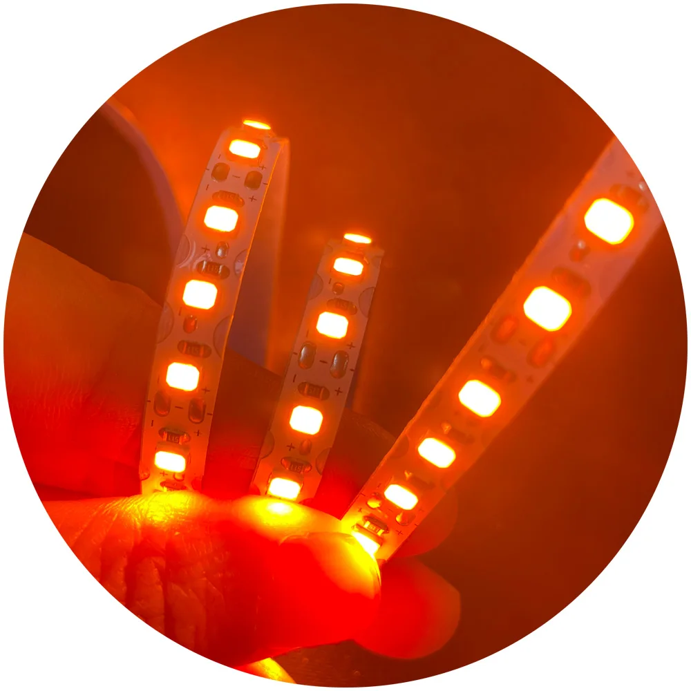 zigzag smd2835 120leds/m DC12V 1cm 10mm cuttable 15 single color work with split separently neon s type led strips 2 gen