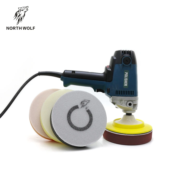 Car Care Polishing Flat Foam Pad  Auto Detailing North Wolf Hot Sale Foam buffing Pad
