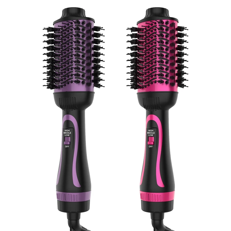 Глобальный бестселлер быстрый нагрев электрическая щетка для выпрямления волос один шаг всех типов завивки горячим воздухом