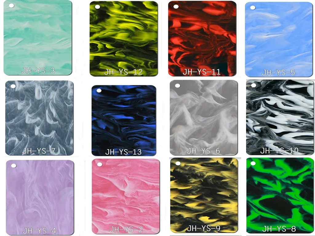 Wholesale Artificial Stone Type and Acrylic Solid Surface Stone Marble Acrylic Sheets