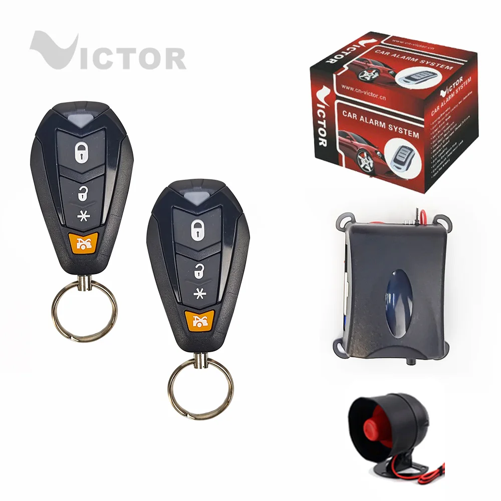 Universal Alarme Automovel Remote Trunk Release Code Learning Car Burglar Alarm Keyless Entry System