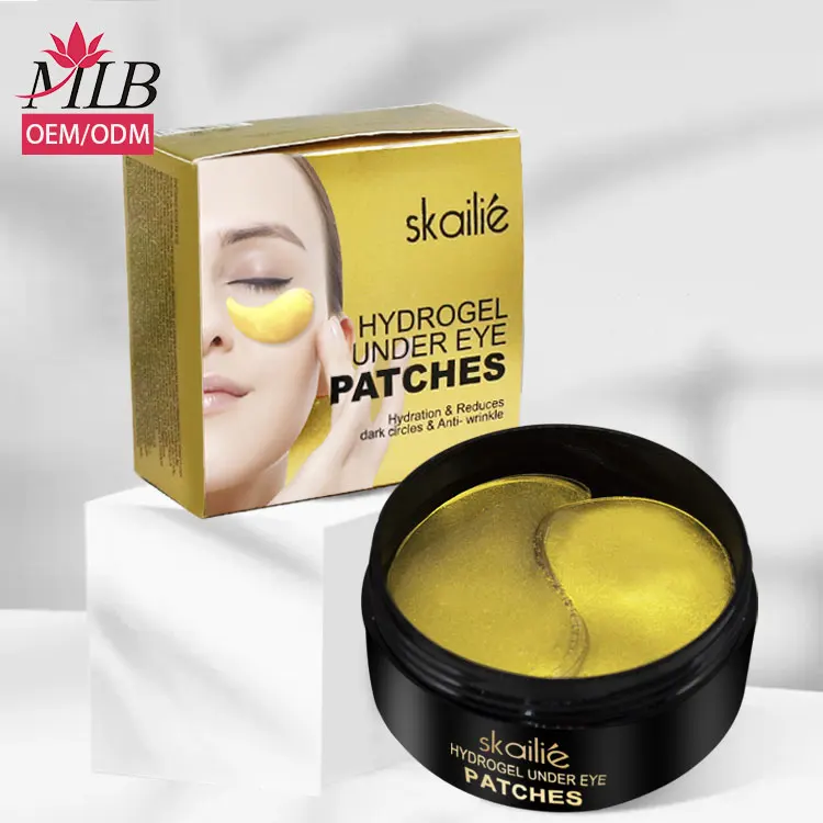 MLB dark circle hydro gel patch gold eye treatment collagen eye mask 24k gold under the hydrogel patches for eyes
