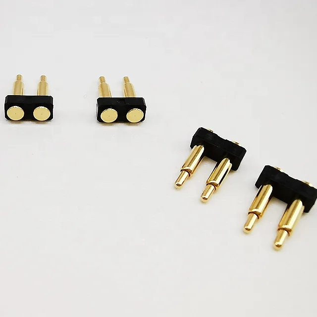 Able Brass 2 Pin Spring Loaded Pogo Pins Socket Loaded Pogo Connector