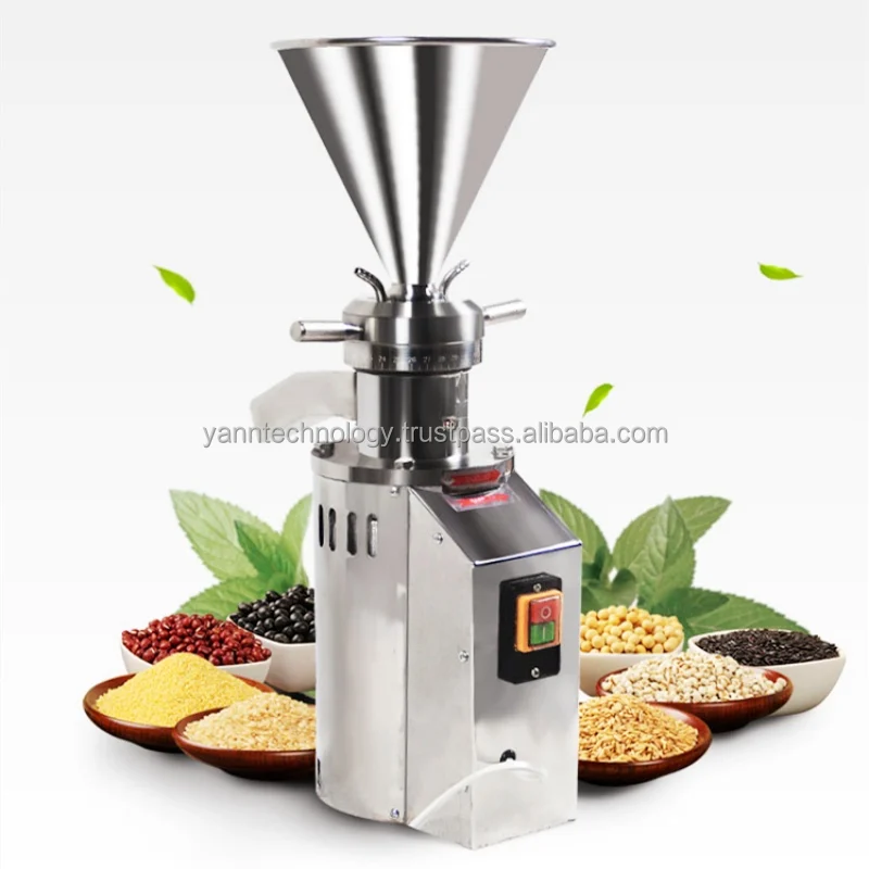 Tomato Paste Manufacturer Price Colloid Mill Peanut Mini Grind Nut Grinder tiger nut peanut butter crush Machine Butter For Nuts