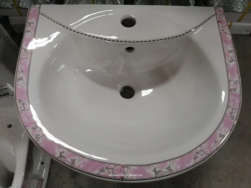 Good Quality Nice Decorative Set for Toilet and Pedestal Basin