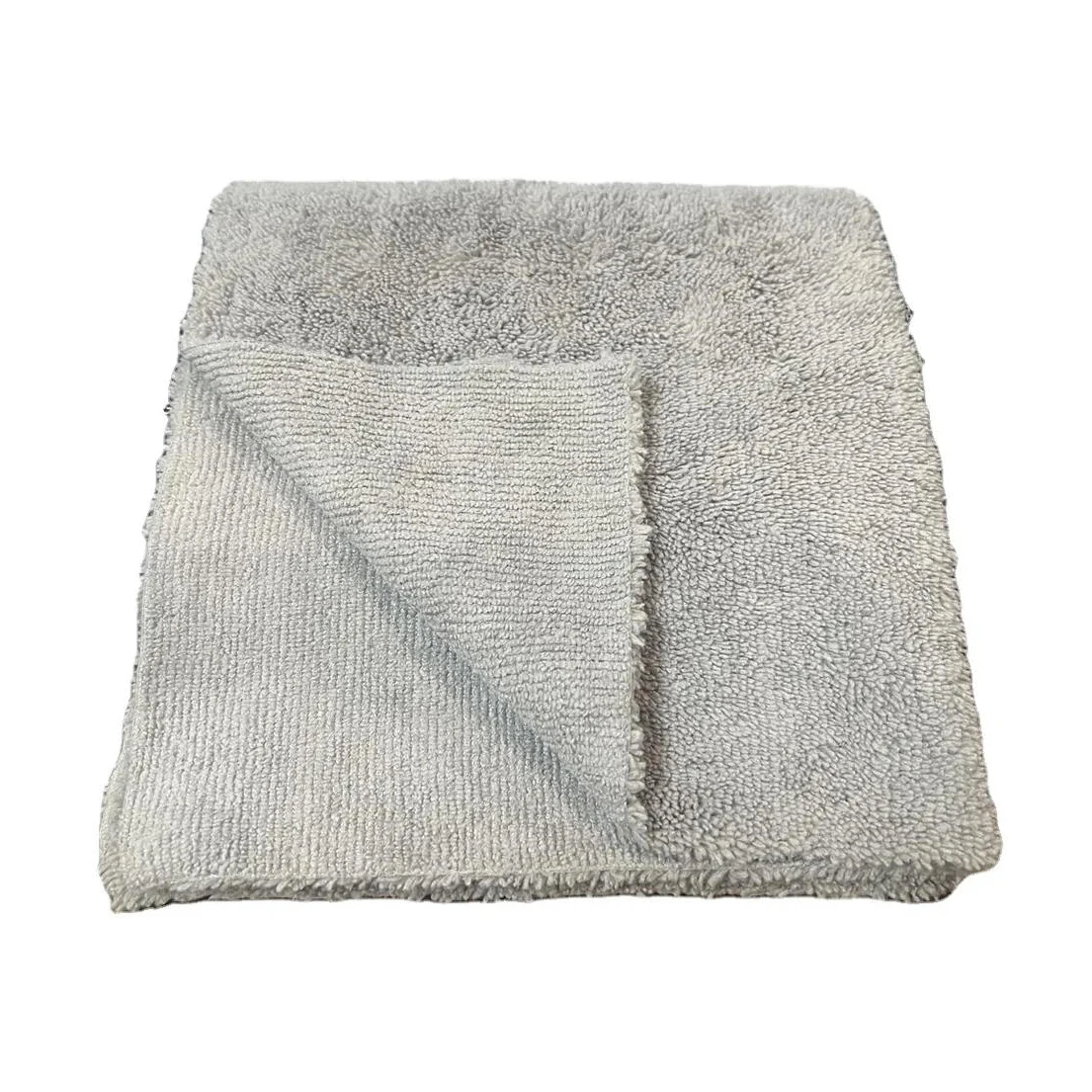 40*40cm 400gsm Microfiber Fabric Edgeless Car Washing Cloth Car Cleaning Plush Towel with Cutting Edges