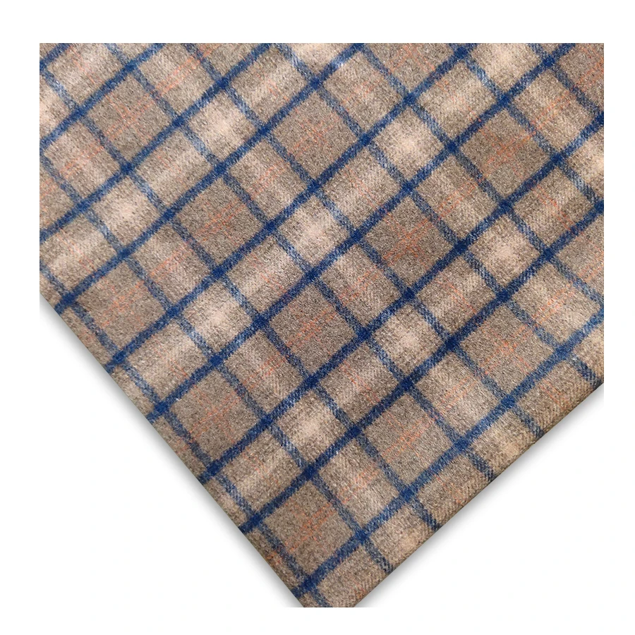 Vintage Tweed Pure Wool Fabric Vintage Woven fabric