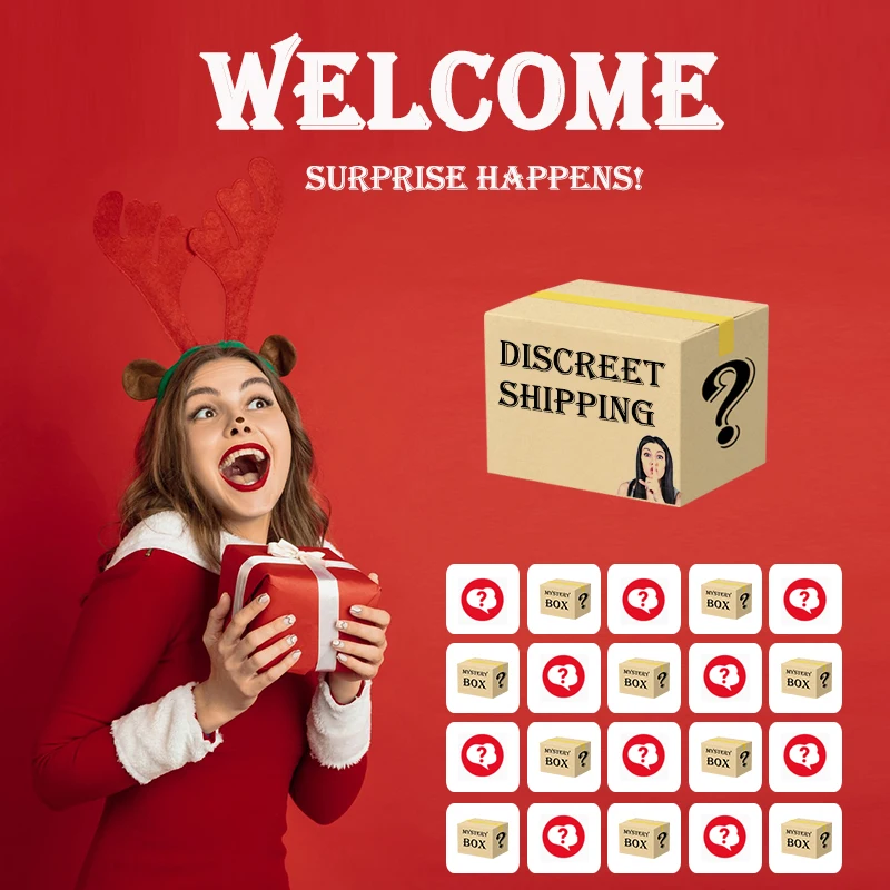 Lucky Mystery Box Surprise mysterious boxes Sex Toy Couple male female stimulators Erotic Toys Vibrators Adult High Quality Jet