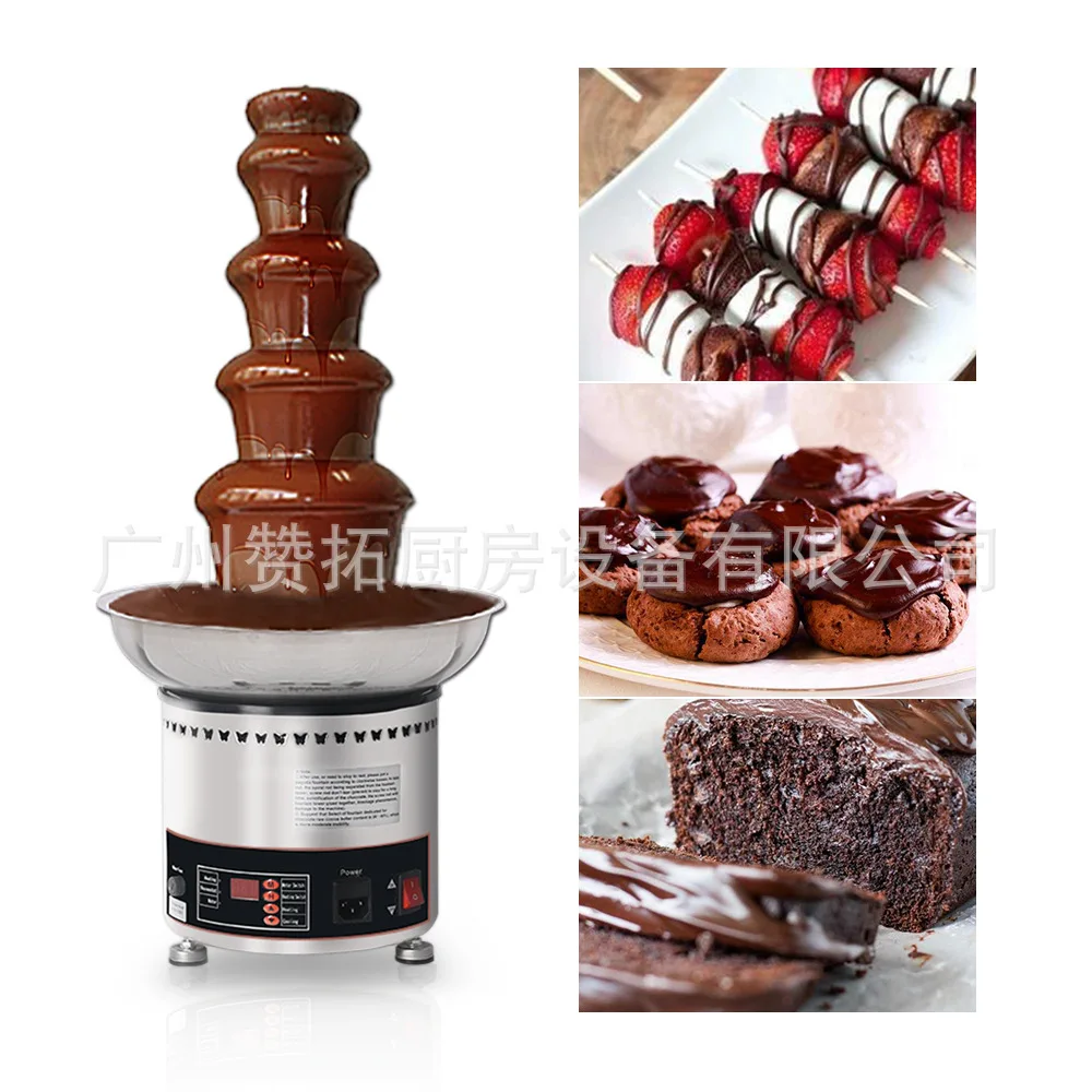 Multi-specification 6-layer electric chocolate fountain machine Chocolate Waterfall hotel buffet decorative fountain machine