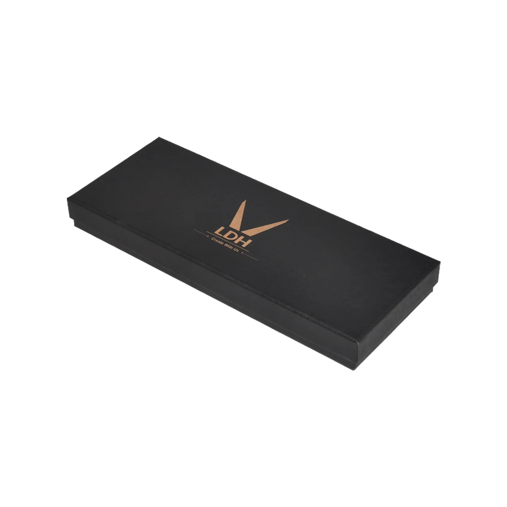 Wholesale Hard Paperboard Matte Black Two Piece Hair Scissor Boxes Custom Scissor Collection Box with Eva Foam