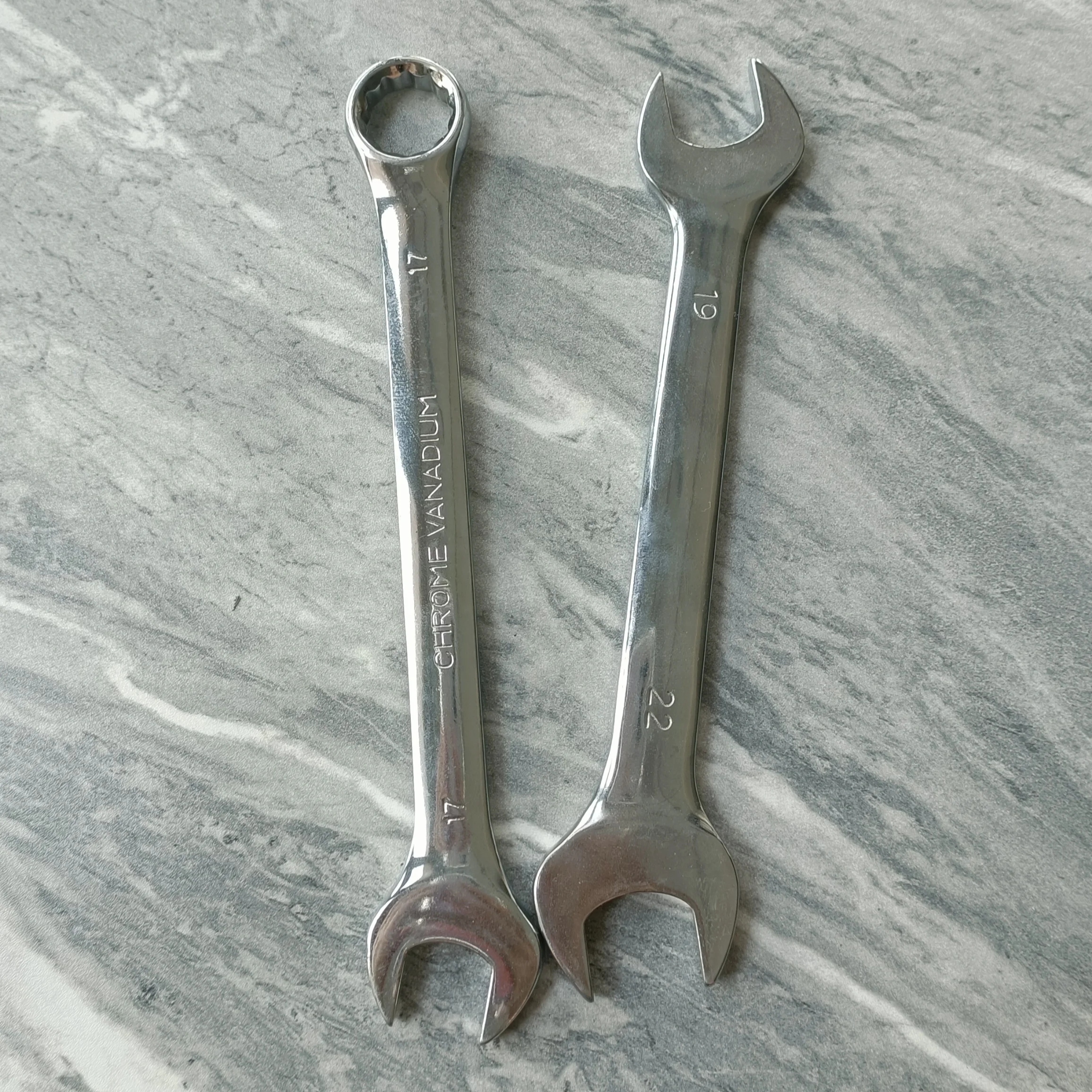 High Quality Hot Sale Multi Function Adjustable Mirror Polished Matte Texture Wrench Set Spanner CR-V Steel