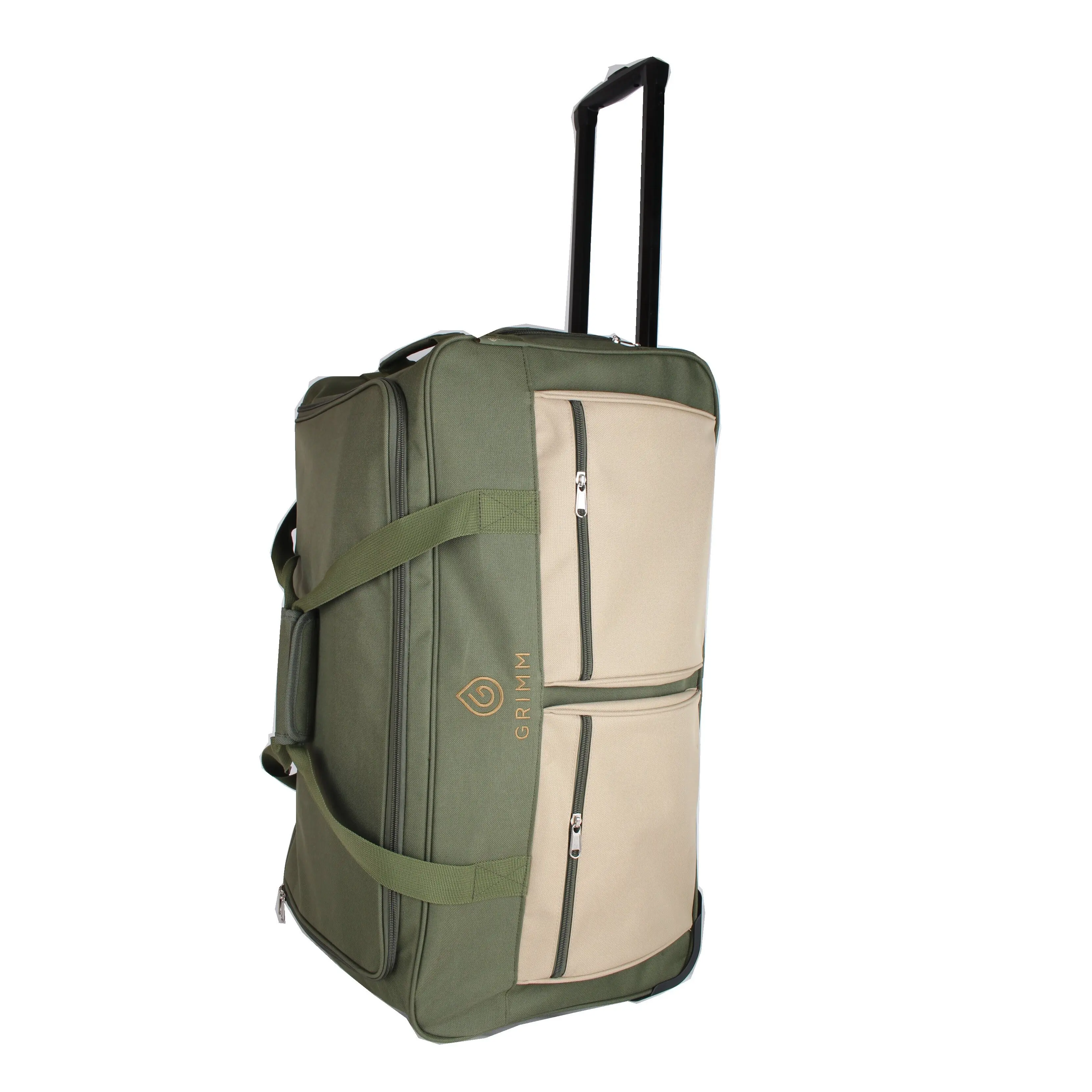 2023 Large Capacity Folding Travel Bag Trolley Hand Luggage for Men and Women with Durable Polyester Lining