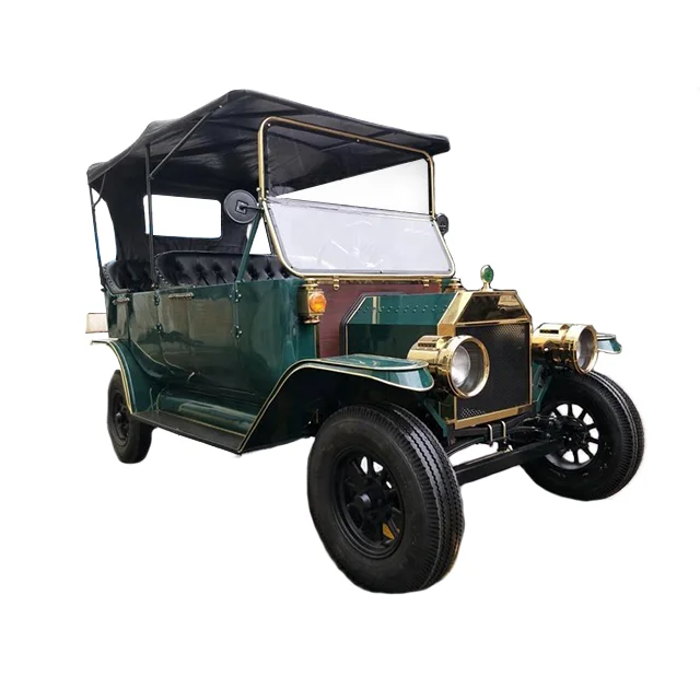 Hotel Airport Park Vintage Electric Classic Car 6 Seater Golf Classic Car