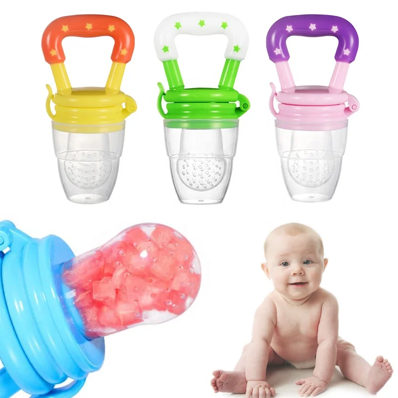 Hot sale Baby fruit feeder Infant Teething Toy Baby silicone fruit Pacifier