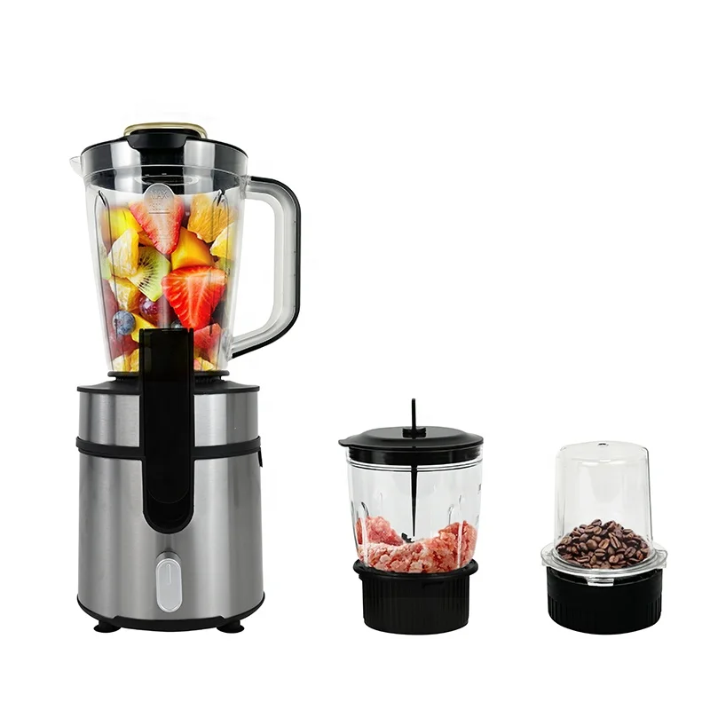 Wholesale household smoothie blenders and juicers multi-functional  mini blender machine 3 in 1 juicer machine with meat grinder
