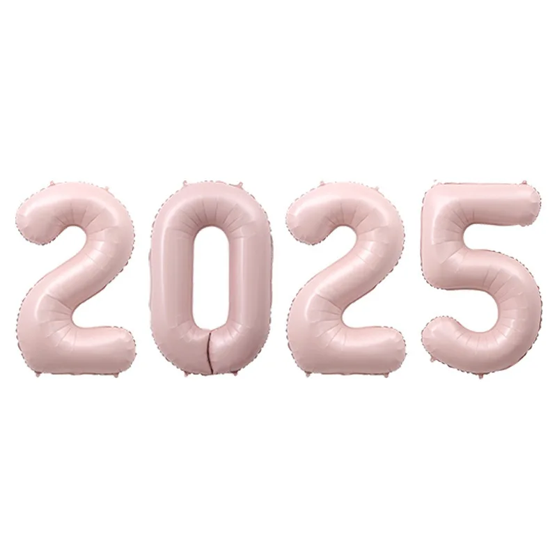 16 Inch 2025 Balloons Number 2025 Foil Balloons for New Years Eve Party Supplies Anniversary Party Home Office Decoration