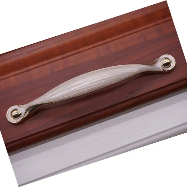 Zinc Alloy Solid Drawer Furniture Handle Antique Amber Red White Cabinet Handle  Kitchen