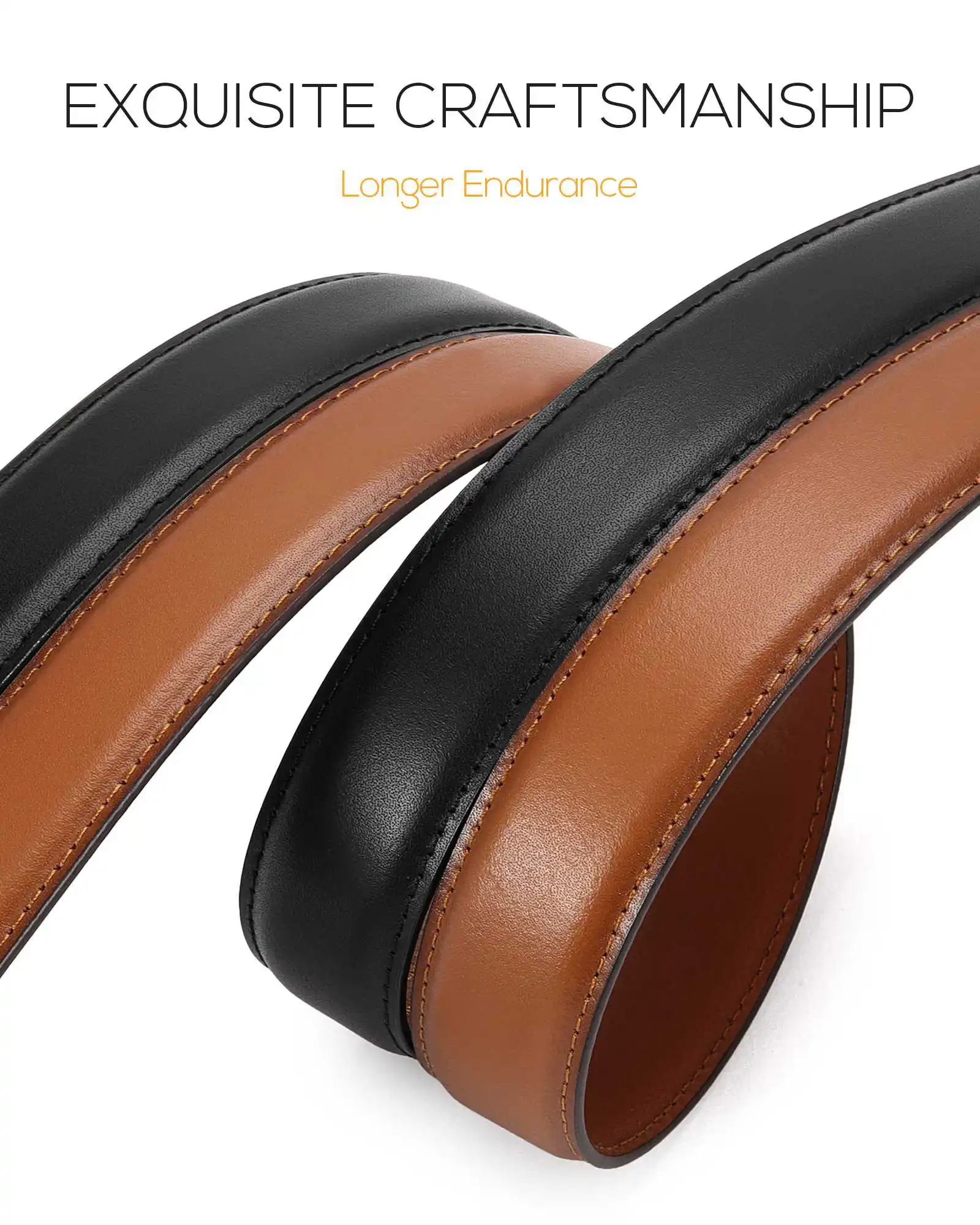 28mm wholesale Custom Genuine Leather Belt With Pin Buckle Leather Belt for Men Formal Companion Dress Jeans Fashion Casual