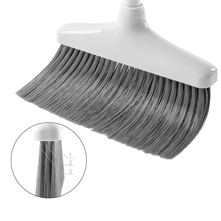 Best Selling Dustpan and Brush Set Extendable Long Handle Broom and Dustpan for Home Cleaning with Durable Plastic PP Aluminum