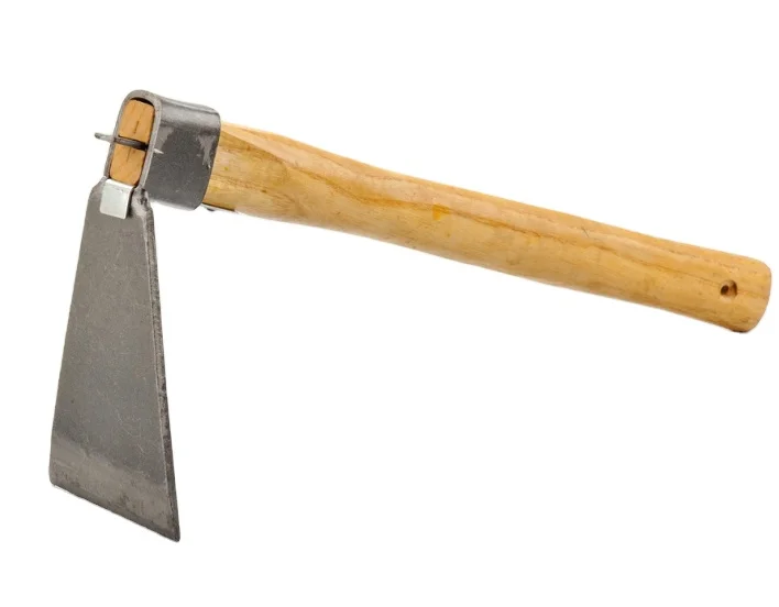 hoe with wooden handle garden tools