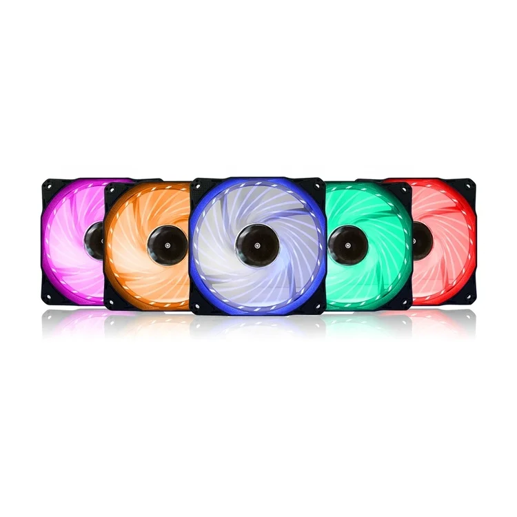 Одноцветный вентилятор серии электропластина 6 шт красный зеленый синий белый светодиодные фонари вентилятор охладитель