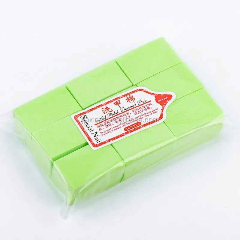 New colorful nail polish remover wipes Lint-Free Wipes Cotton soft nail wipe pad