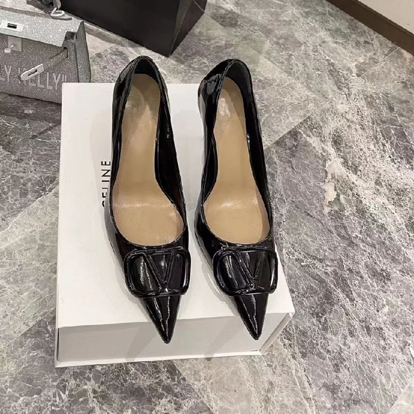 Hot Sale Valentinooo High Heel Sandals Designer Shoes Adult Famous Branded Women Fashion Fancy Wholesale Slides Luxury