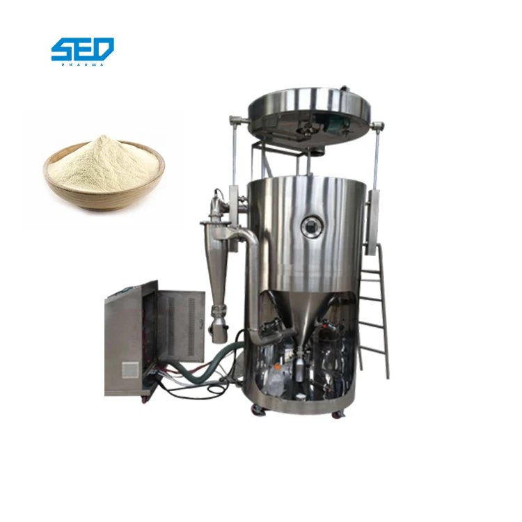 High Speed Stainless Steel Dry Milk Embalming Powder Spray Dryer Drying Machine