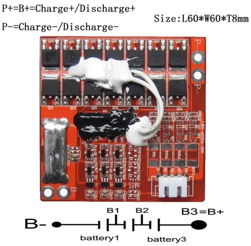 Lithium ion/Lifepo4 battery PCM 3s 4s 30a /BMS/PCB