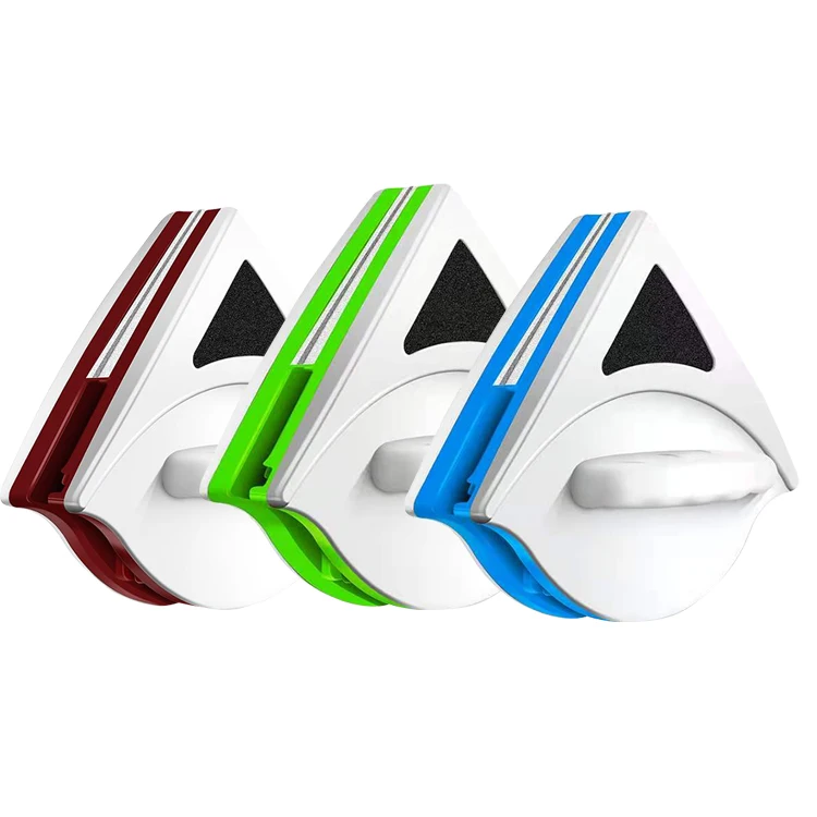 Multi-Functional Window Tool Glass Cleaner Squeegee Wiper Double-Sided Magnetic Window Cleaner