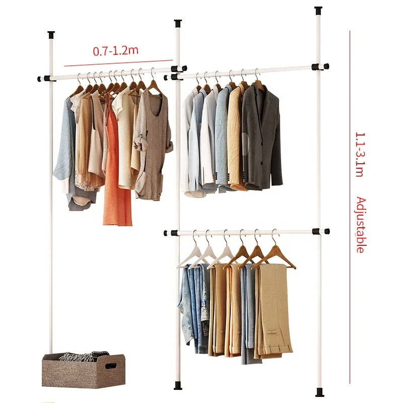 Manufacturers sell cheap black white household folding wardrobe DIY wardrobe simple metal cabinet