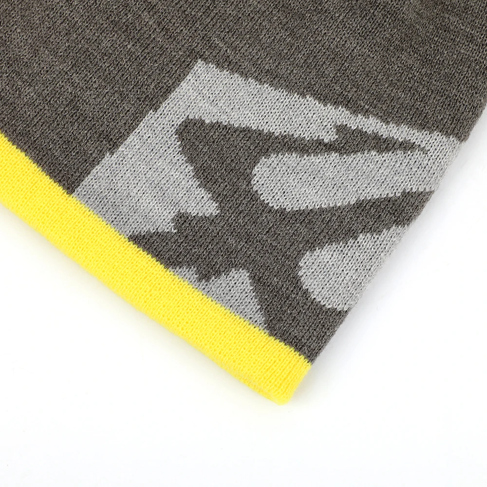 Best Quality Fitted Caps Cuff Beanie Soft Winter Warm Knitted Hats Jacquard Plaid