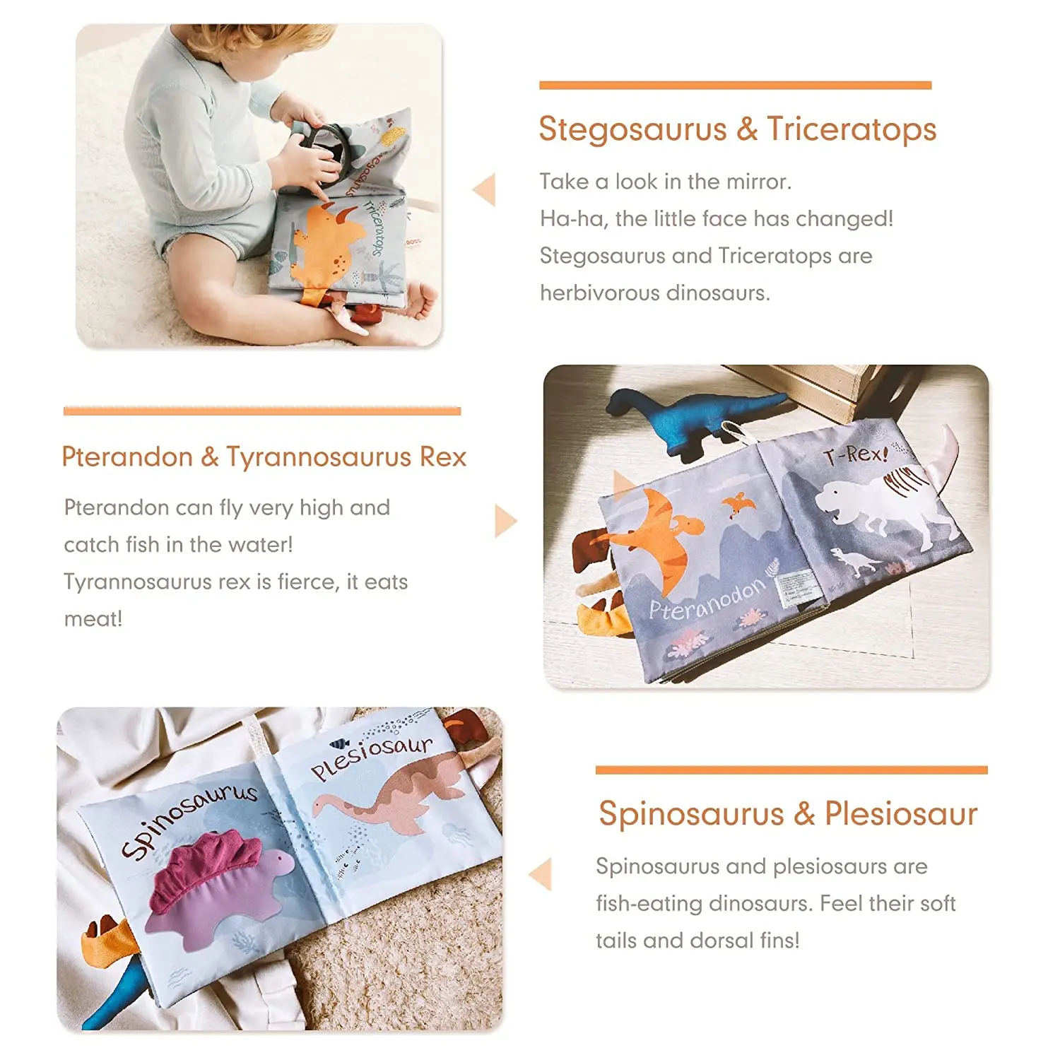 Baby Activity Toys Hot Sale Custom Night Time Soft Educational Book Baby Fabric Cloth Book