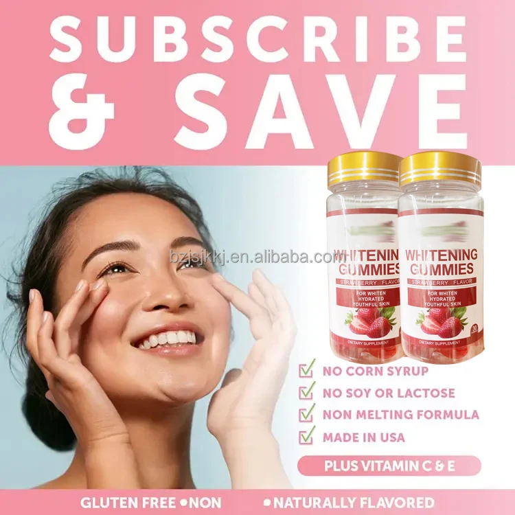 OEM Collagen Gummies with Biotin Zinc Vitamin C and E  Hair Growth Skin Care Strong Nails Protein Supplements Nail Growth