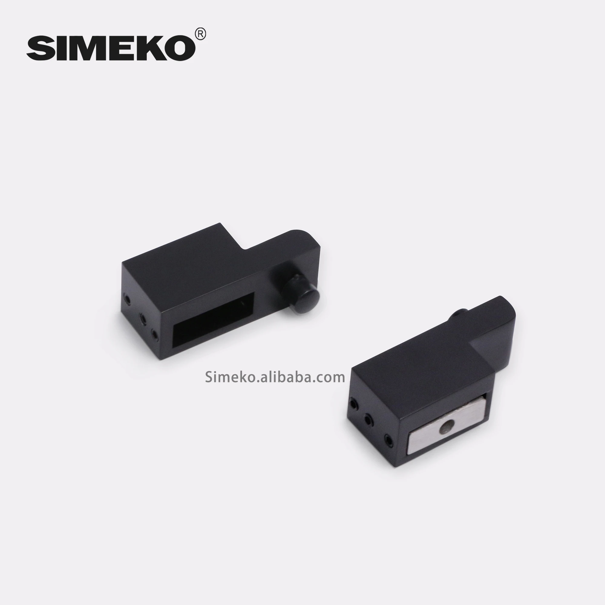 Factory manufacture New Style Glass Sliding Door Roller Set Black Wheel Guide pulley door control hardware aluminum/wooden door