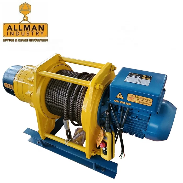 500kg Electric Winch 60M Wire Rope Winch for sale